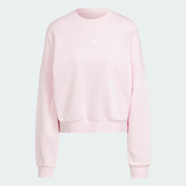 Detalle 2 de Sudadera adidas Essentials Small Logo Feelcozy en rosa