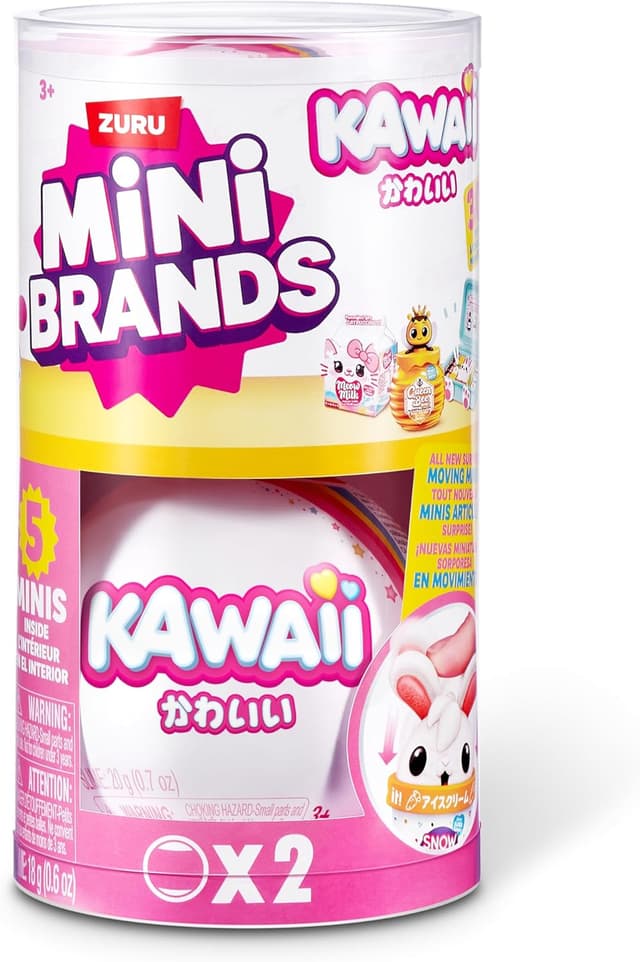 Detalle 2 de Mini Brands Kawaii Capsule Serie 2 – mini collezionabili a sorpresa con tema giapponese