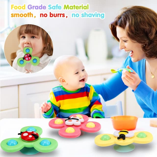 Detalle 2 de Yumuwind Suction Spinners Baby Toy 1+