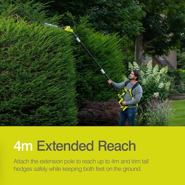 Thumbnail 6 de Ryobi OPT1845 cordless pole hedge trimmer