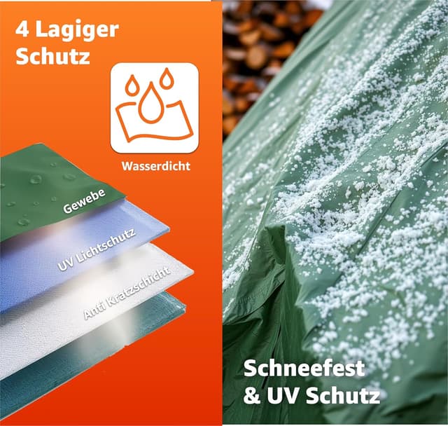 Thumbnail 2 de Bâche de Protection Verte 2x2 m 150 g/m²