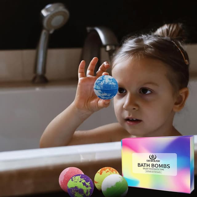 Thumbnail 2 de Bath Bombs Gift Set 12 pcs for Home Spa