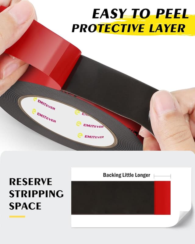 Detalle 1 de Emitever double sided tape 5m extra strong