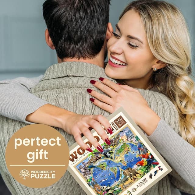 Thumbnail 6 de WOODEN.CITY Holzpuzzle 1000 Teile Tierreich