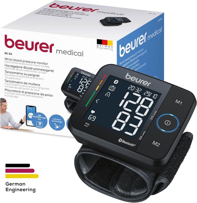 Thumbnail 7 de Beurer BC 54 Tensiómetro de muñeca con app y detección de arritmias 🩺