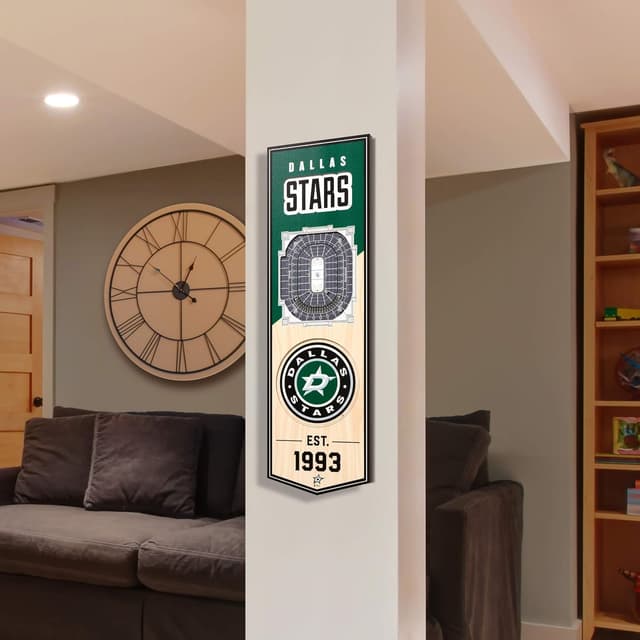 Detalle 2 de YouTheFan NHL 3D Stadium 6x19 Banner (Ready to Hang)