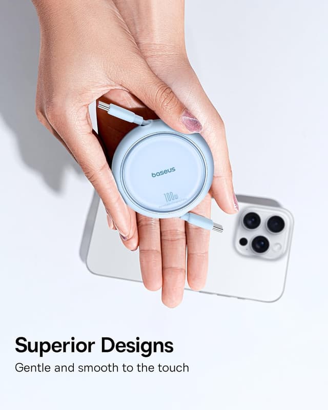 Thumbnail 6 de Baseus Cable USB C 100W Retráctil, Carga rápida ⚡