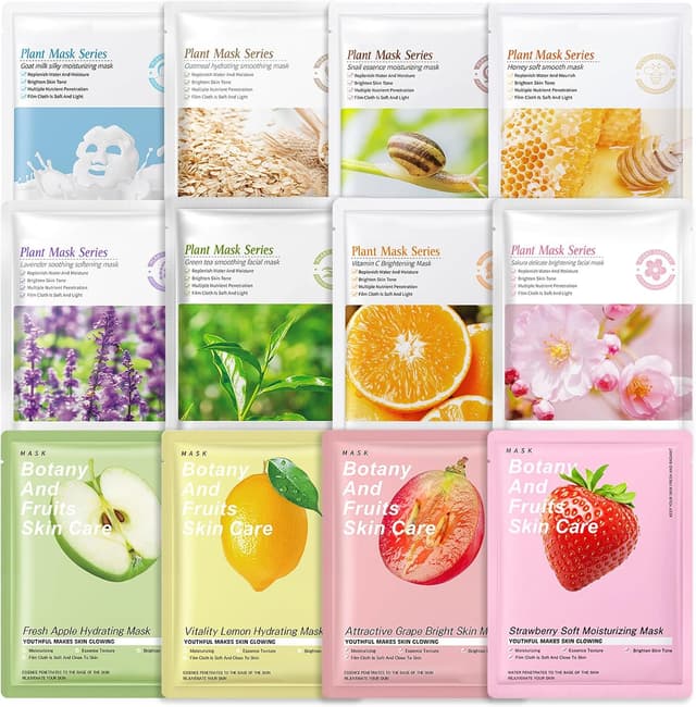 Detalle de CharmChic 12 masques visage hydratants