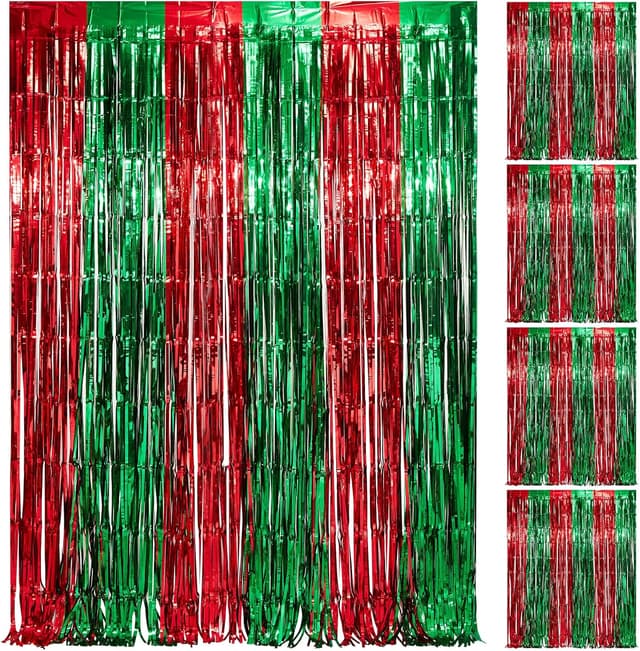 Imagen de PVEGOS 3.3 x 8.3 ft glitter tinsel curtain ๐ en OfertitasTOP