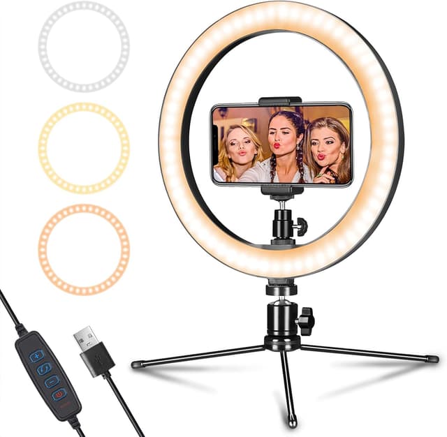 Imagen de LED 10" Ring Light for Streaming en OfertitasTOP