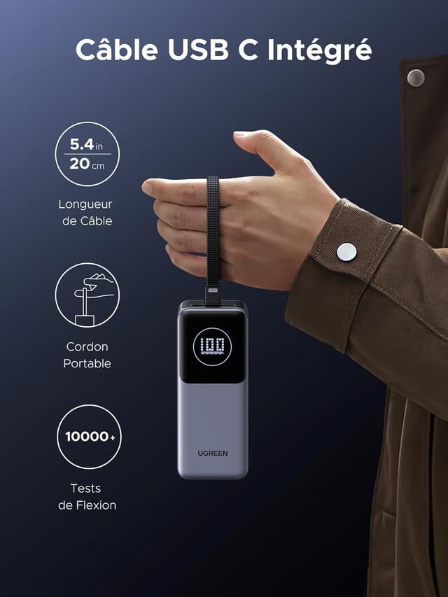 Thumbnail 5 de UGREEN Nexode 20000mAh batterie externe