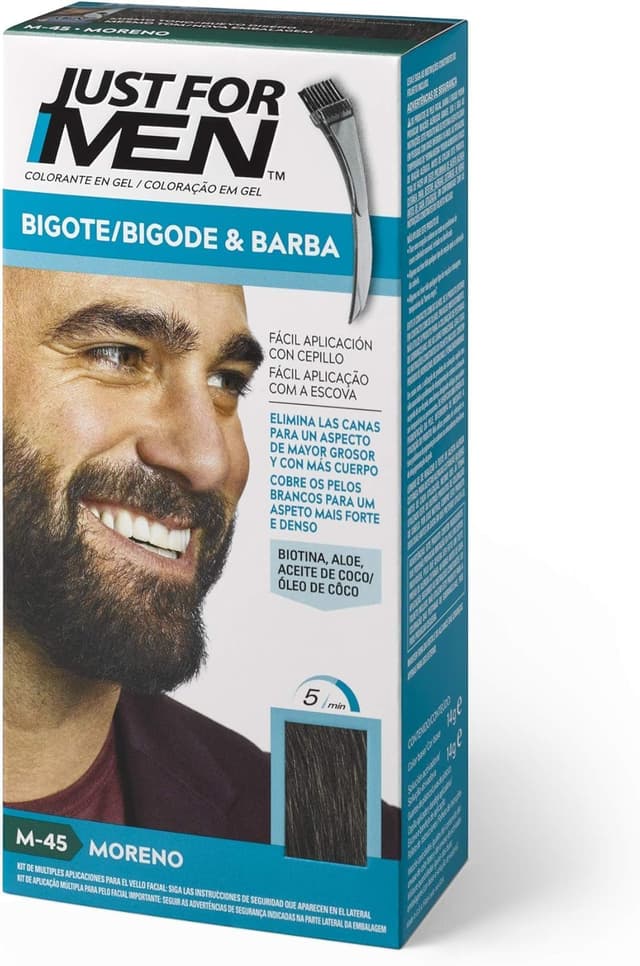 Imagen de Just for Men M-45 Tinte gel para barba 5 min en OfertitasTOP