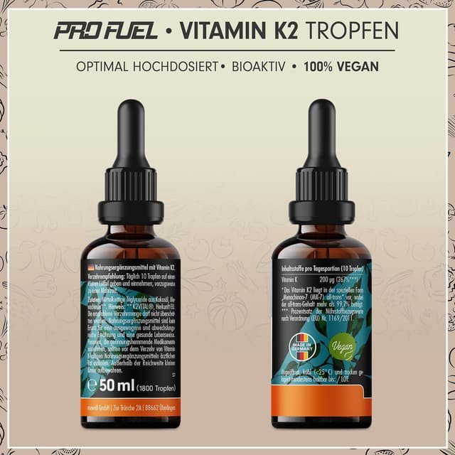 Thumbnail 5 de Vitamin K2 Tropfen 200 µg MK‑7 hochdosiert 💊