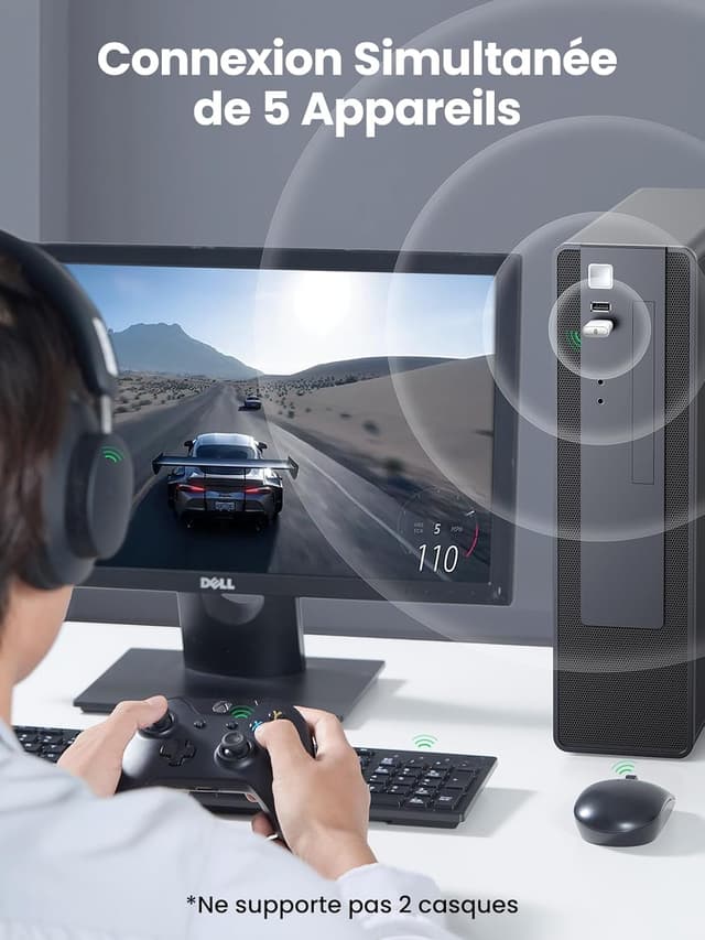 Thumbnail 4 de UGREEN Dongle Bluetooth 5.0 PC 20 m