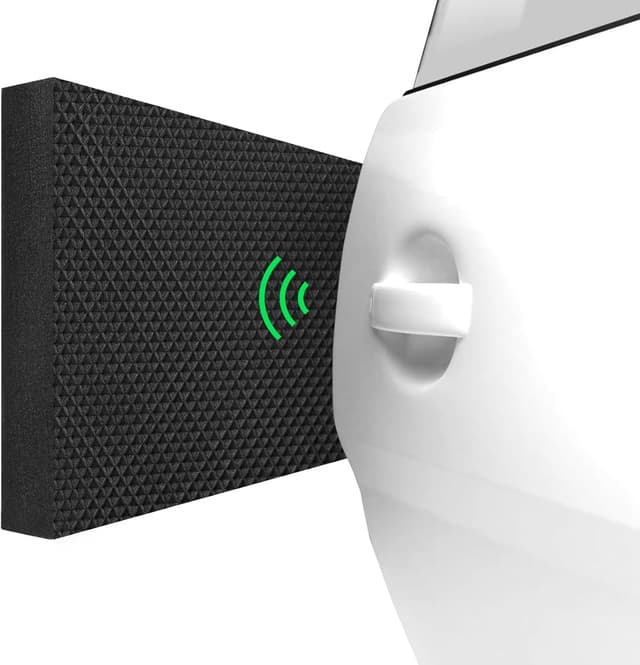 Detalle de Spurtar Garagen Wandschutz 40 x 15 cm (4er-Set) – Kantenschutz aus EVA-Schaum für Autotür, Stoßstange & Wand