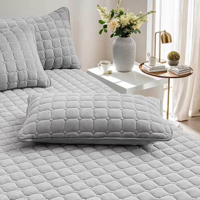 Thumbnail 4 de OKYUK Parure velours 230 x 250 cm