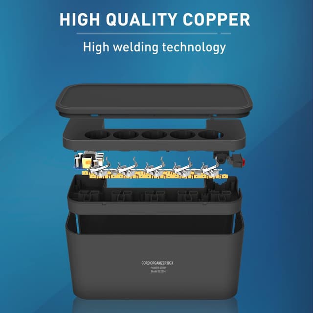 Thumbnail 4 de Kabelbox Mehrfachsteckdose 5fach 2M Kabel