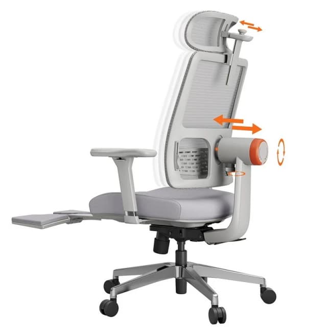 Detalle de Newtral MagicH-BPro silla ergonómica 4 posiciones