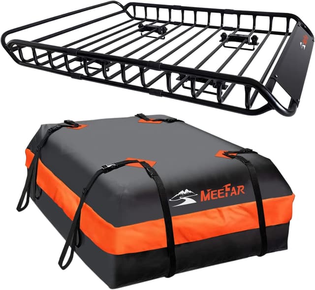 Imagen de MeeFar Roof Cargo Basket 51" x 36" 200 lb en OfertitasTOP