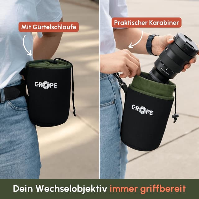 Detalle 2 de C-Rope Neopren Objektivbeutel XXXL