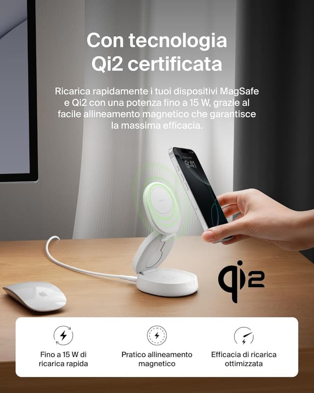 Detalle 2 de Belkin BoostCharge 3 in 1 MagSafe 15W 36W