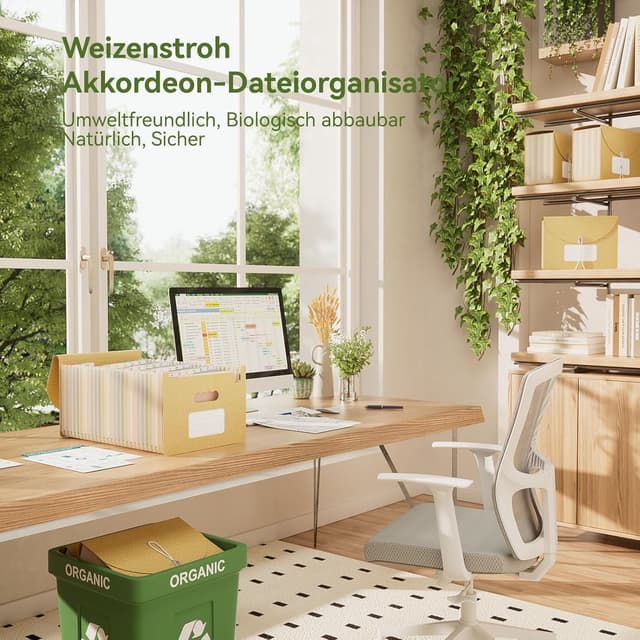 Detalle 2 de EcoStash Dokumentenmappe A4 26 Fächer