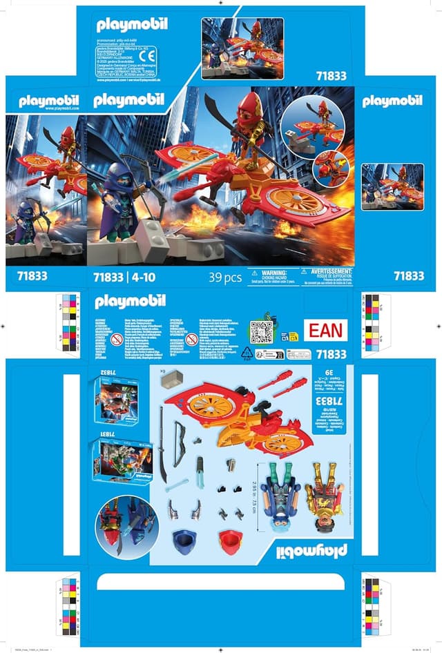 Thumbnail 6 de Playmobil Heroes 71833 – Drone des héros contre le méchant Ninja