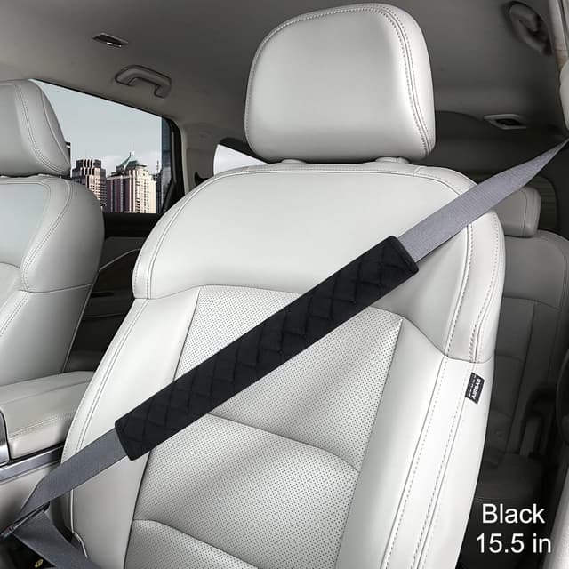 Detalle 2 de Auto Sicherheitsgurtbezüge 40 cm schwarz