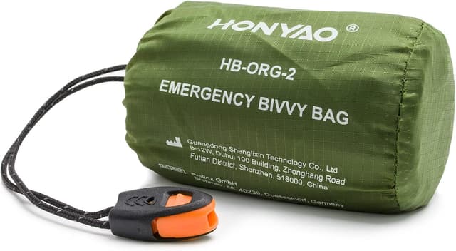 Thumbnail 6 de HONYAO Emergency Bivvy Bag (2 Pack) – waterproof survival sleeping bivy shelter