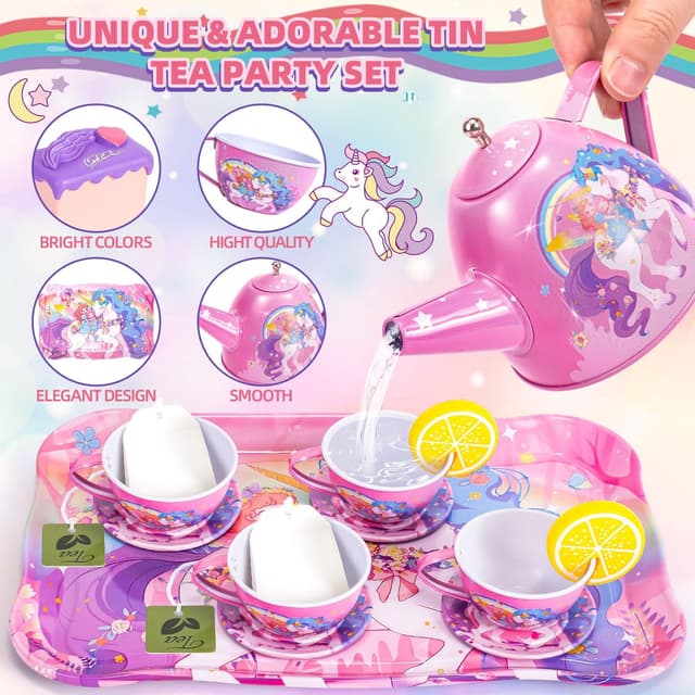 Thumbnail 3 de Unicorn Tea Party Set for Girls