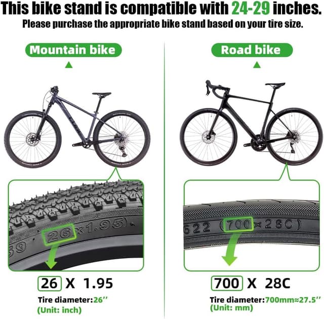 Detalle de RBRL New Alloy Adjustable Rear Side Non-Slip Bike Kickstand (24–29 inch bikes)