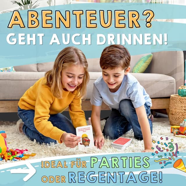 Thumbnail 6 de TWIVEE Indoor Schatzsuche Karten für Kinder – Entdeckerkarten für drinnen, Lern- und Spielspaß ab 3 Jahren