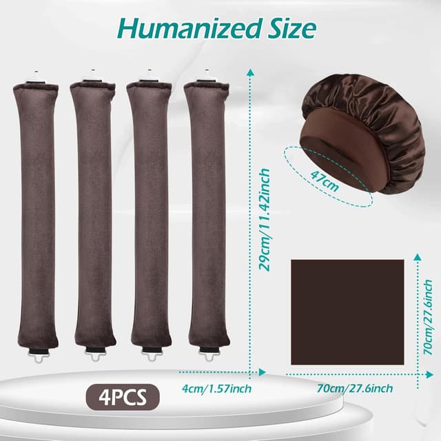 Thumbnail 1 de GeeRic Bigodini Lungo 4 pezzi per boccoli 🎀