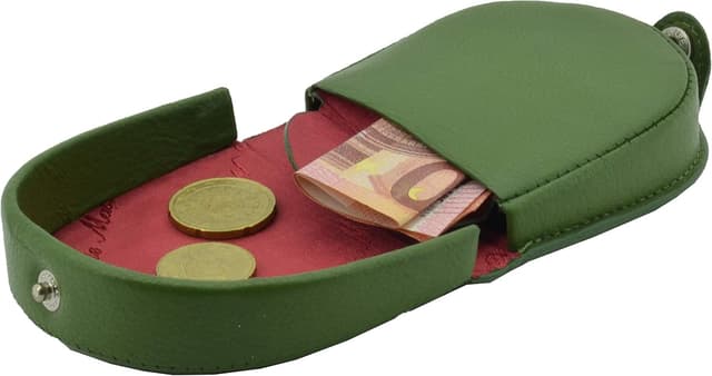 Thumbnail 6 de CM Conte Massimo Münzgeldbörse aus echtem Leder mit Absatz und Klettverschluss für Herren