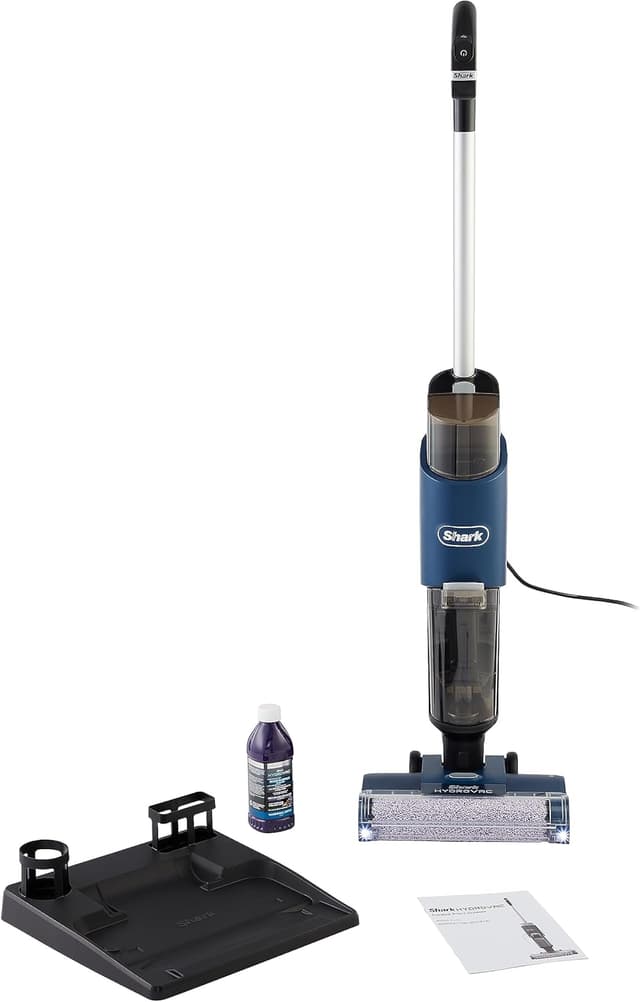 Detalle de Shark HydroVac Corded Hard Floor Cleaner WD110UK (Wet & Dry, Self-Cleaning, Anti-microbial brush-roll)