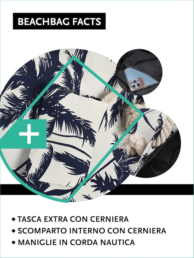 Thumbnail 2 de DonDon Grande borsa da spiaggia