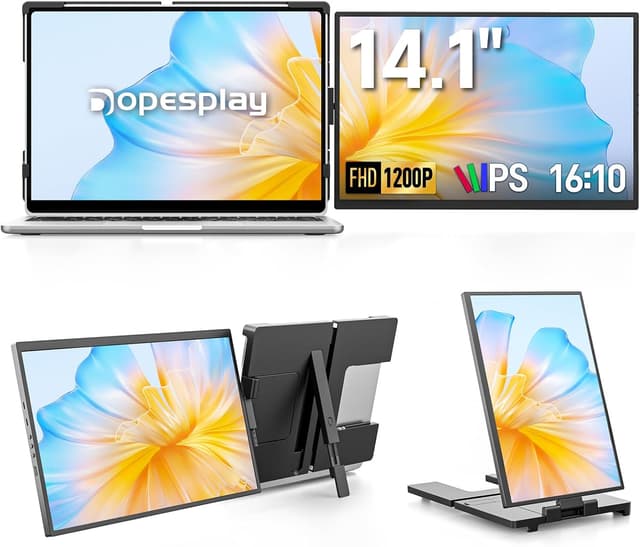 Detalle de Dopesplay Laptop Monitor Erweiterung 14 Zoll