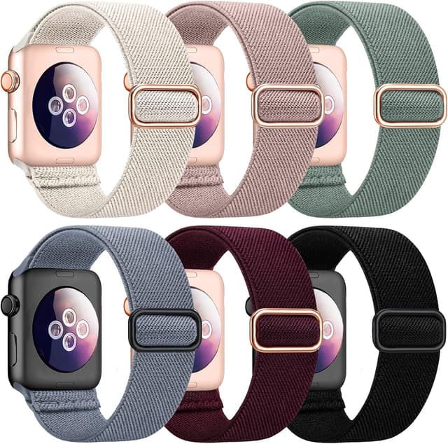 Detalle 2 de Higgs 6 Pack Stretchy Nylon Watch Straps 6-Pack