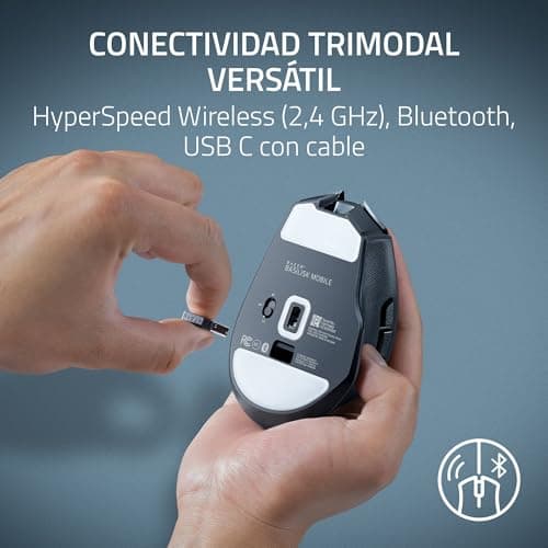 Detalle 1 de Razer Basilisk Mobile ratón inalámbrico 105 h