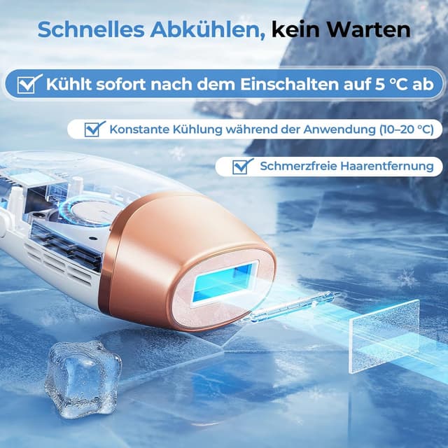 Detalle 2 de Beauris IPL Haarentfernungsgerät 21 J 🪒