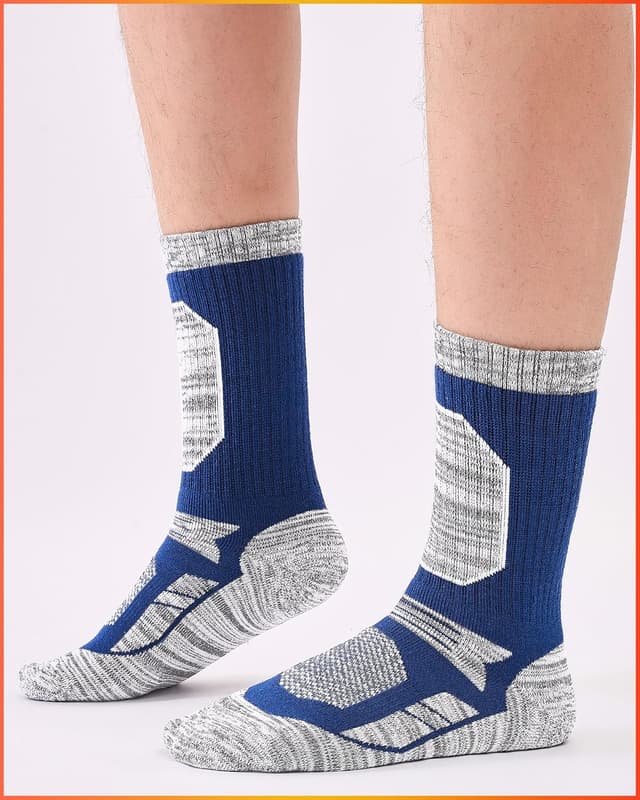 Detalle 2 de Niofind men’s hiking boot socks, 5 pairs