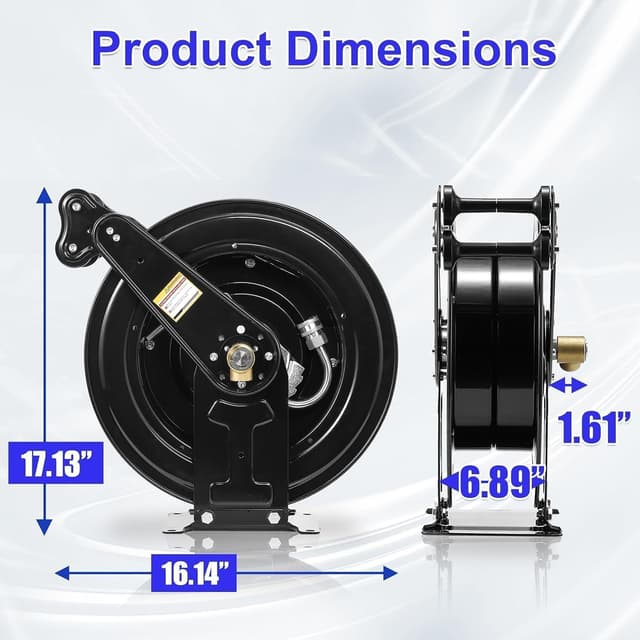 Thumbnail 1 de HoldOneLight 16-Inch 50FT 4000 PSI hose reel