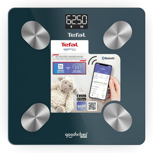 Thumbnail 6 de Tefal Balance connectée Goodvibes Life+ BM9620S1 : 10 indicateurs corporels et application connectée