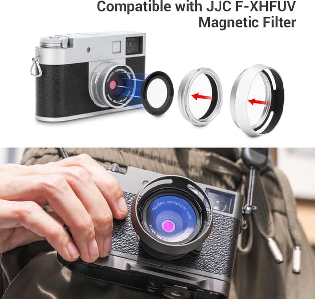 Thumbnail 3 de JJC Aluminum Alloy Lens Hood with Adapter Ring