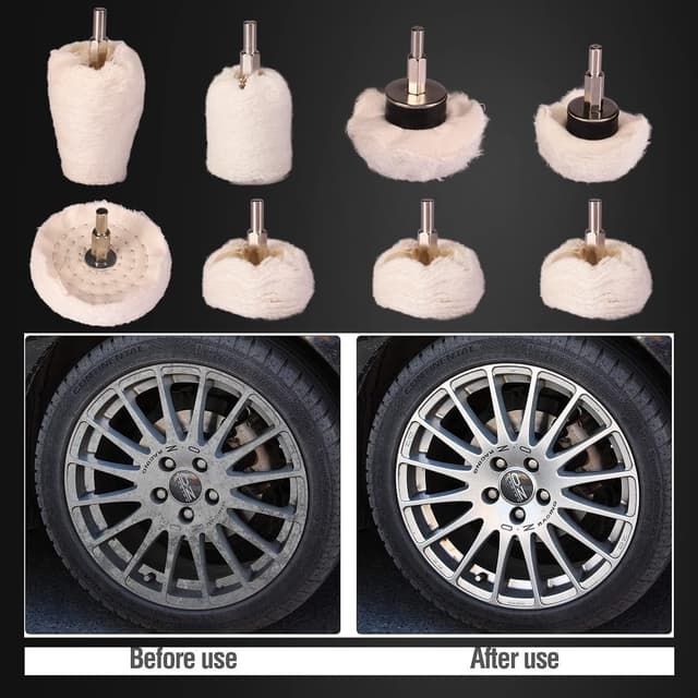 Thumbnail 5 de SPTA Disco lucidante per trapano 8 pezzi 🛠