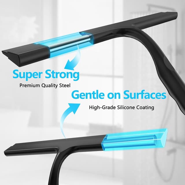 Detalle de OGGRXOR 25cm shower squeegee for glass