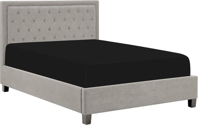 Detalle 2 de Pamposh King Size Extra Deep Fitted Sheets (40 cm / 16 in pocket) – Brushed Microfibre, Hypoallergenic & Fade Resistant