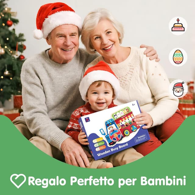 Thumbnail 6 de hahaland Busy Board Lavagna Attività 2 anni