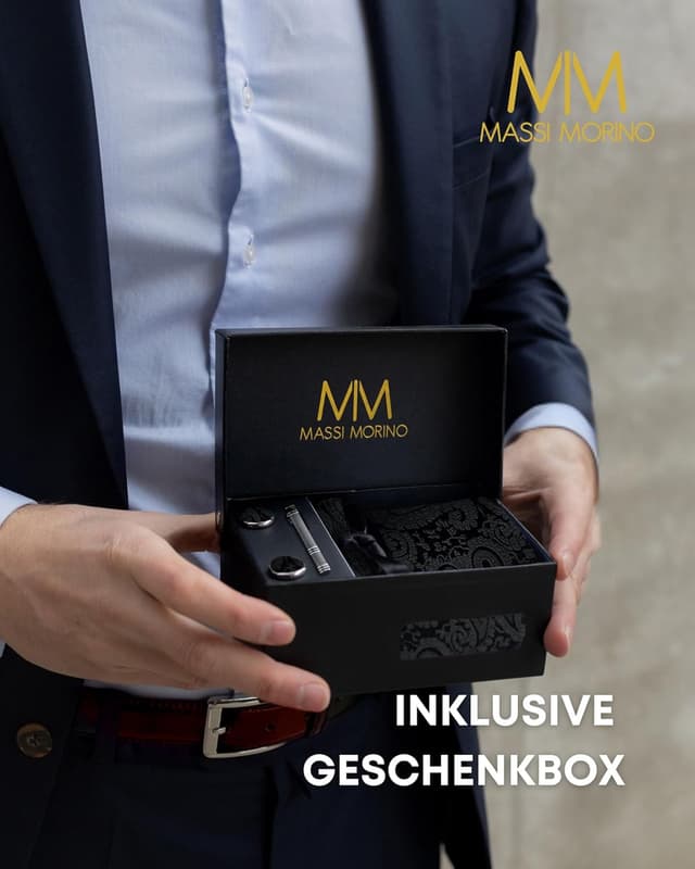 Thumbnail 4 de Massi Morino Krawatte Set 147 cm 5-teilig