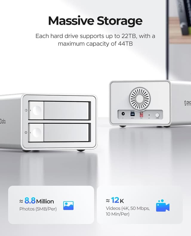 Detalle de ORICO RAID Dock per HDD SATA 230 MB/s